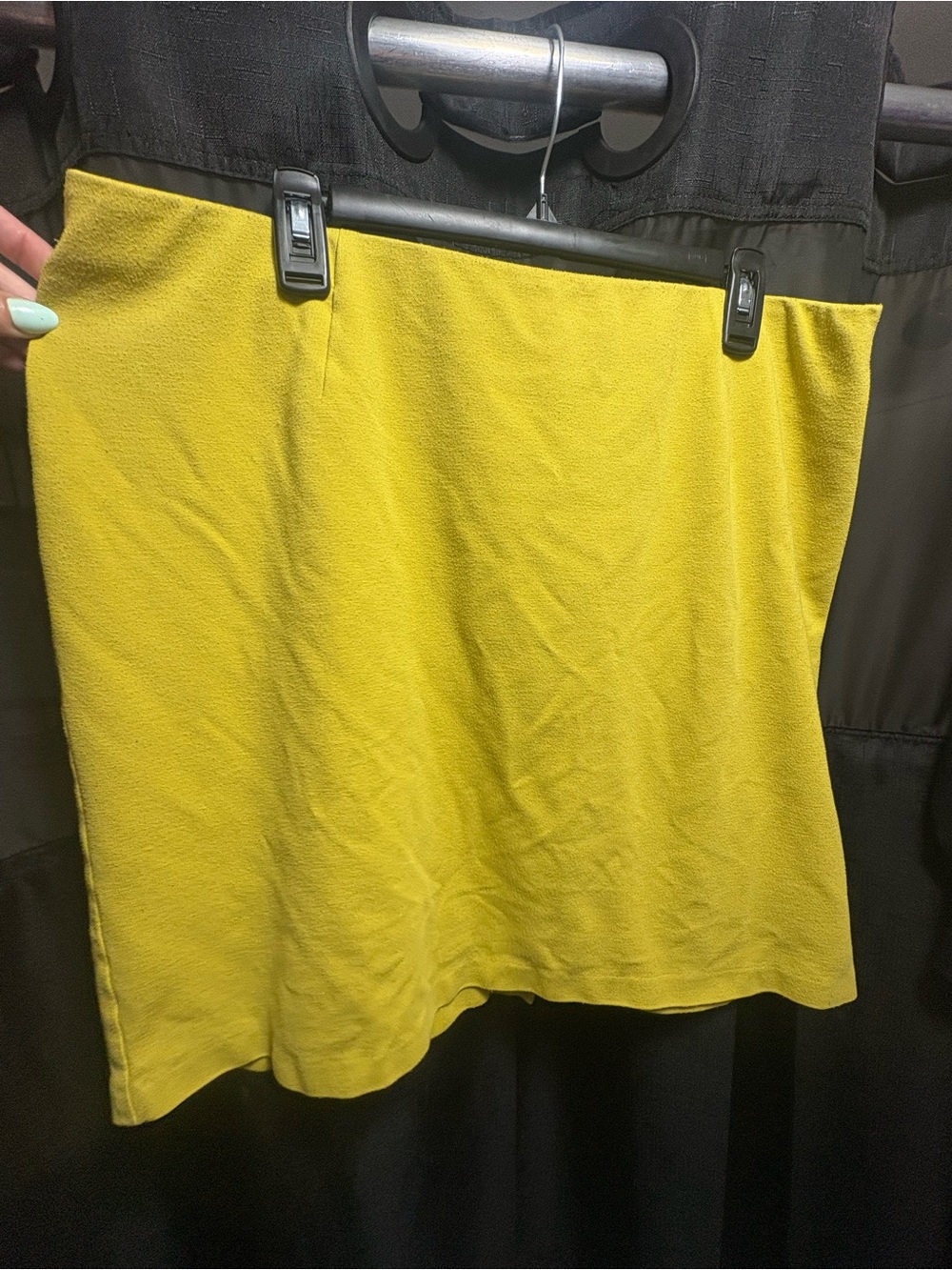 J. Jill Yellow Mini Skirt